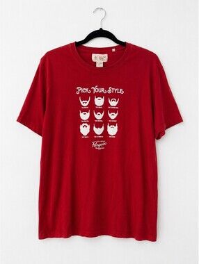 Original Penguin Pick Your Style Graphic T-Shirt Red XXL Casual Cotton Tee